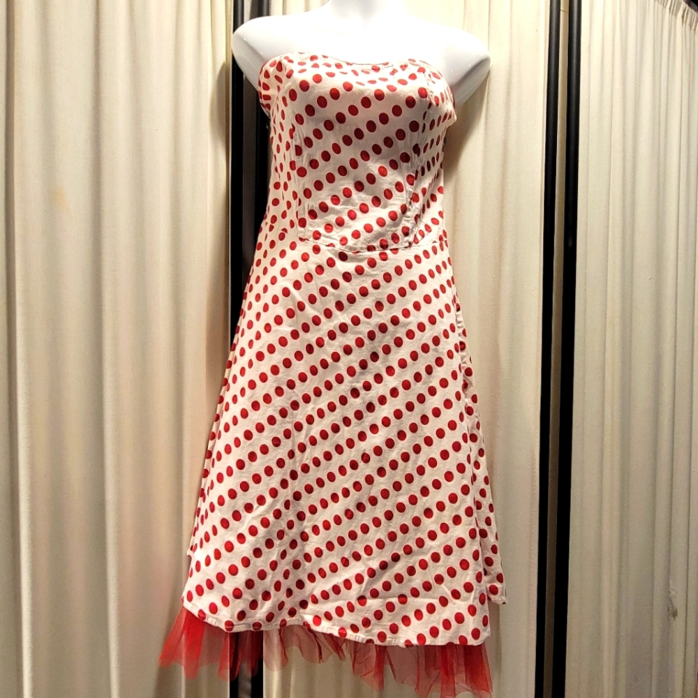 Vintage polka dot dress